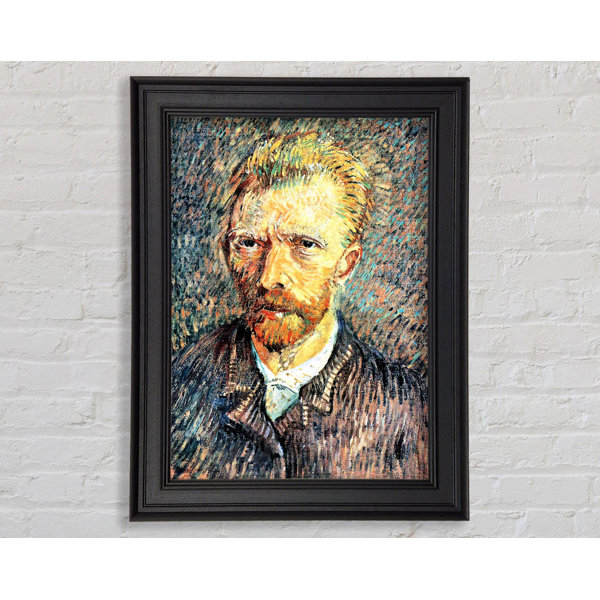 Selbstporträt Im Alter Von 26 Jahren Rosalind Wheeler Van Gogh Selbstporträt im braunen Hemd Gerahmter Druck